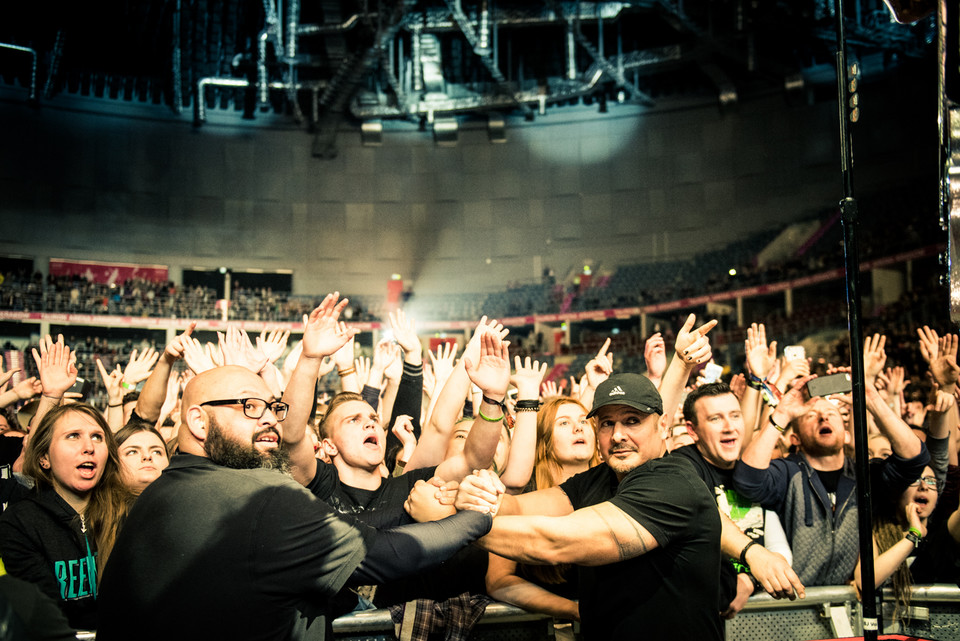 Koncert Green Day w Krakowie - zdjęcia publiczności