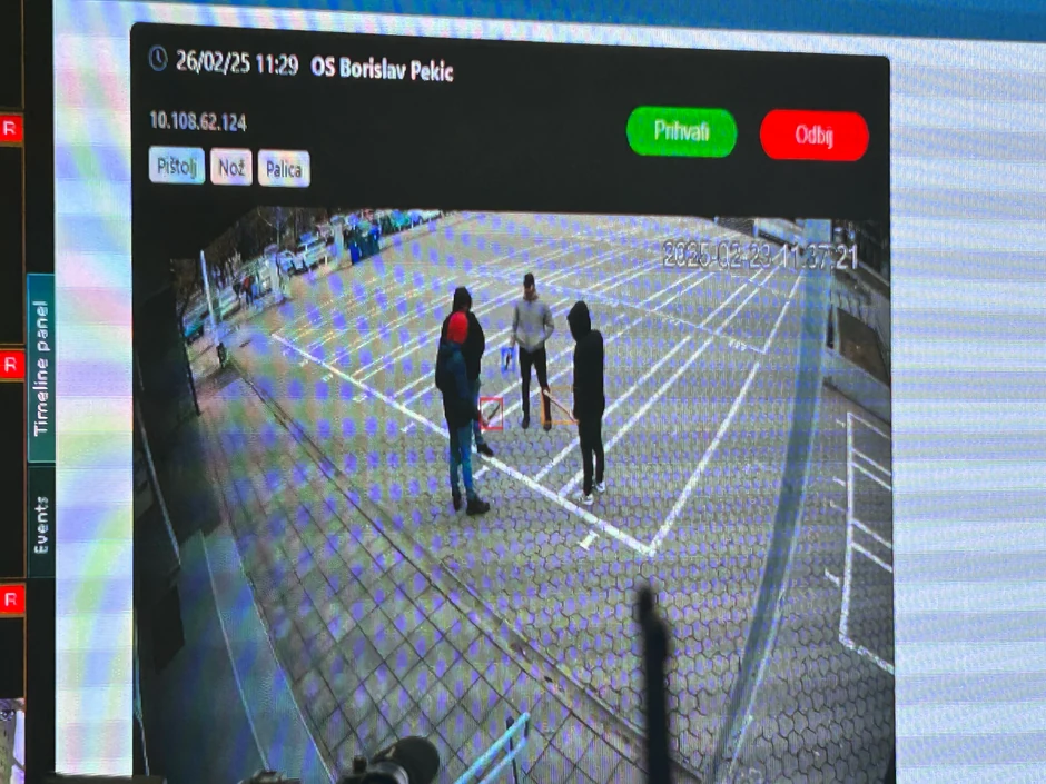 Sistem detektovanja oružja u obrazovnim ustanovama