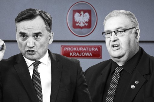 Zbigniew Ziobro i jego zastępca Bogdan Święczkowski