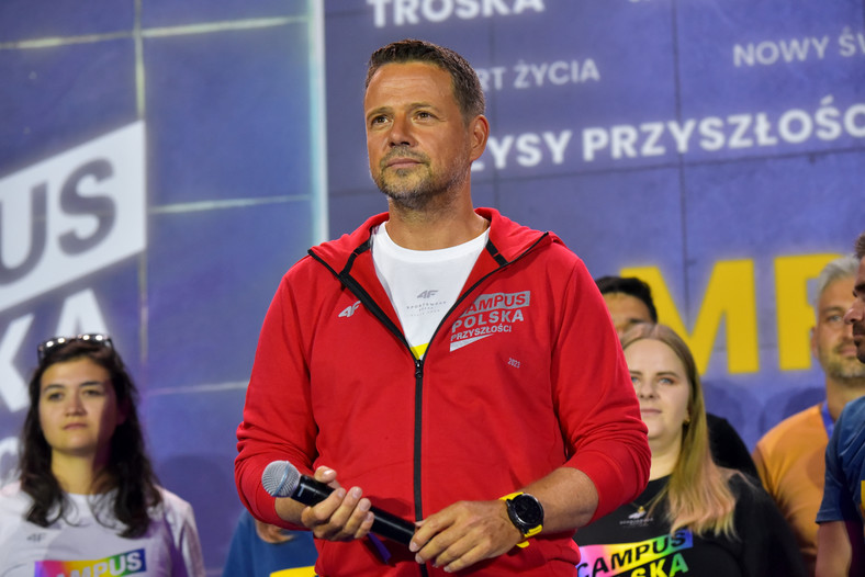 Rafał Trzaskowski podczas Campusu Polska (25.08.2023).