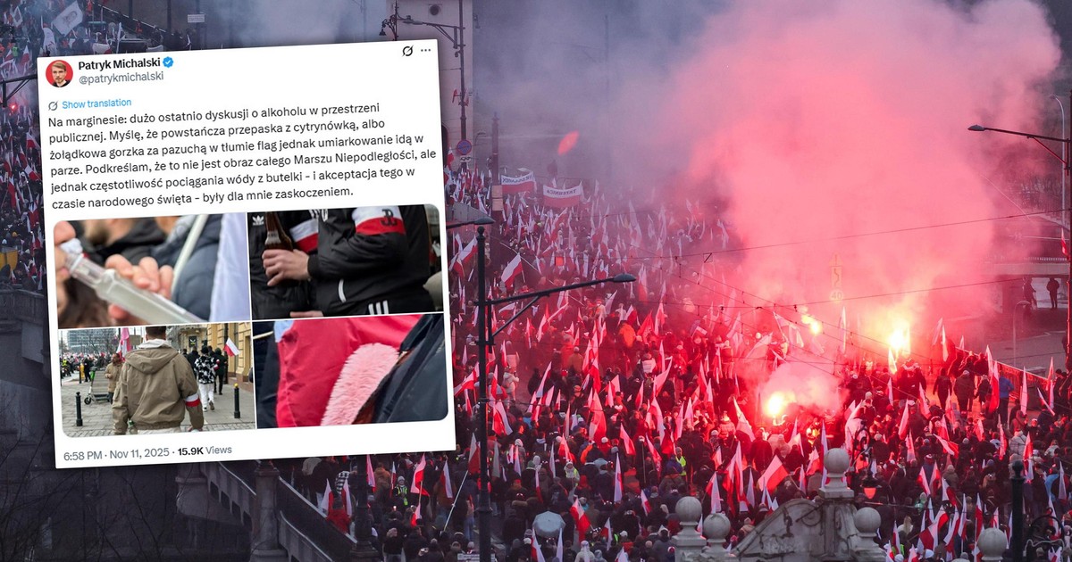 Tego nie pokazali w telewizji. To też część Marszu Niepodległości...