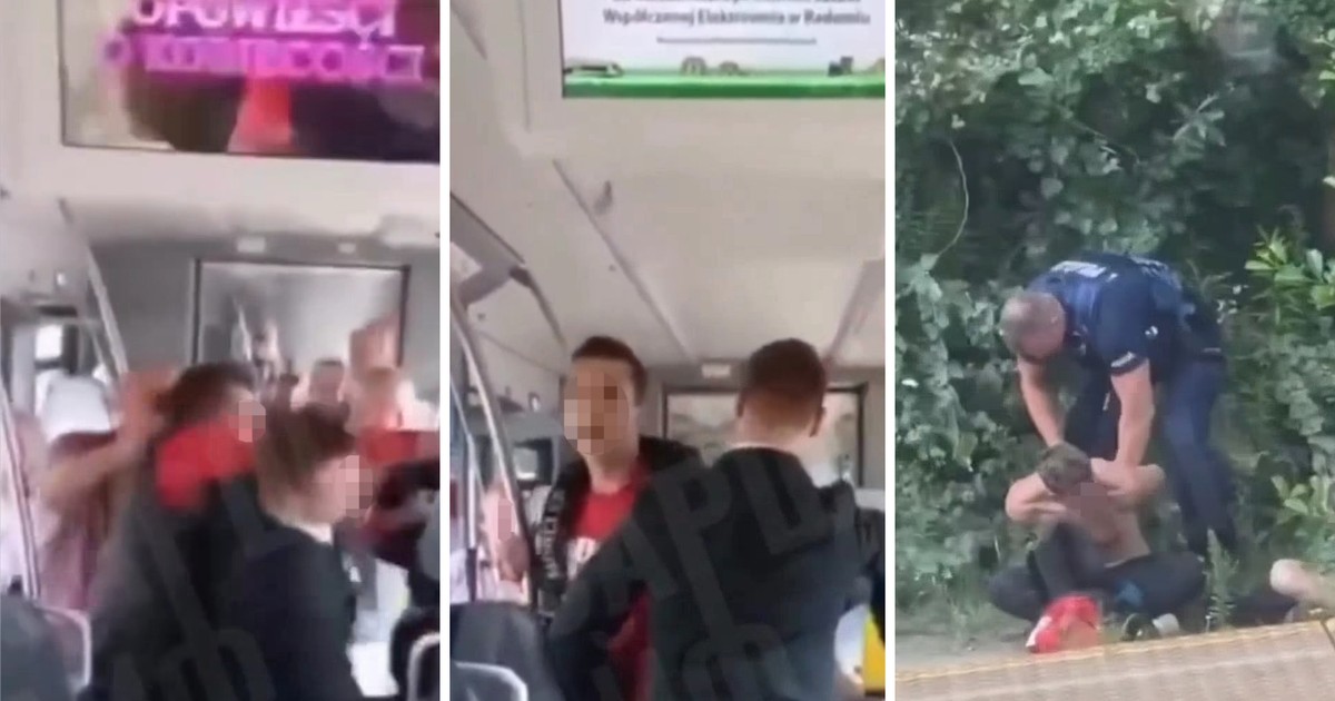 Agresja w pociągu pod Warszawą: Pasażerowie stają w obronie