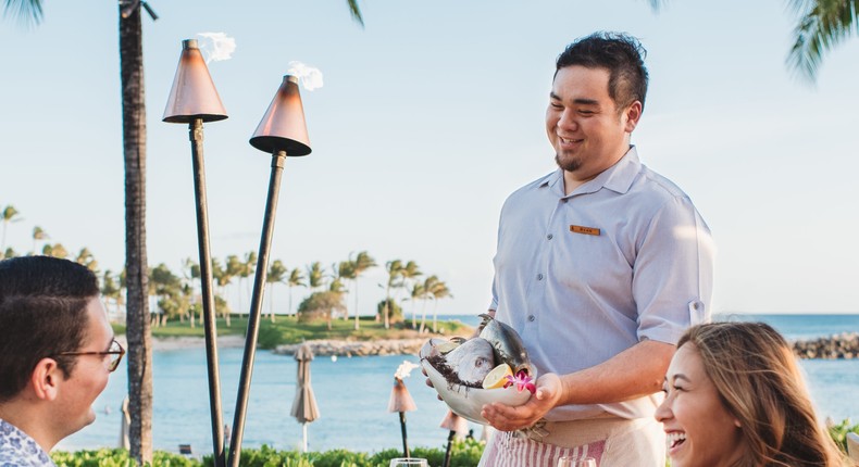 Ryan Hauser has worked as fish sommelier at the Four Seasons since 2018.