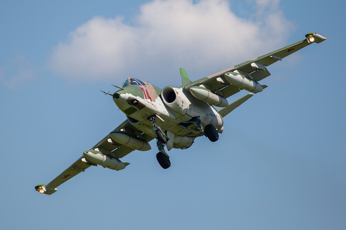 Rosyjski samolot szturmowy Su-25