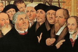 Luther,M./Reformatorengruppe n.Cranach - Luther / Reformers / after Cranach - Luther, Martin , refor