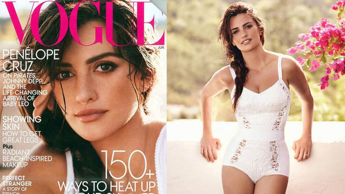 Penelope Cruz w czerwcowym "Vogue'u"