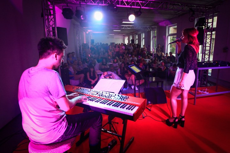 Kasia Dereń i Piotr Walicki na scenie