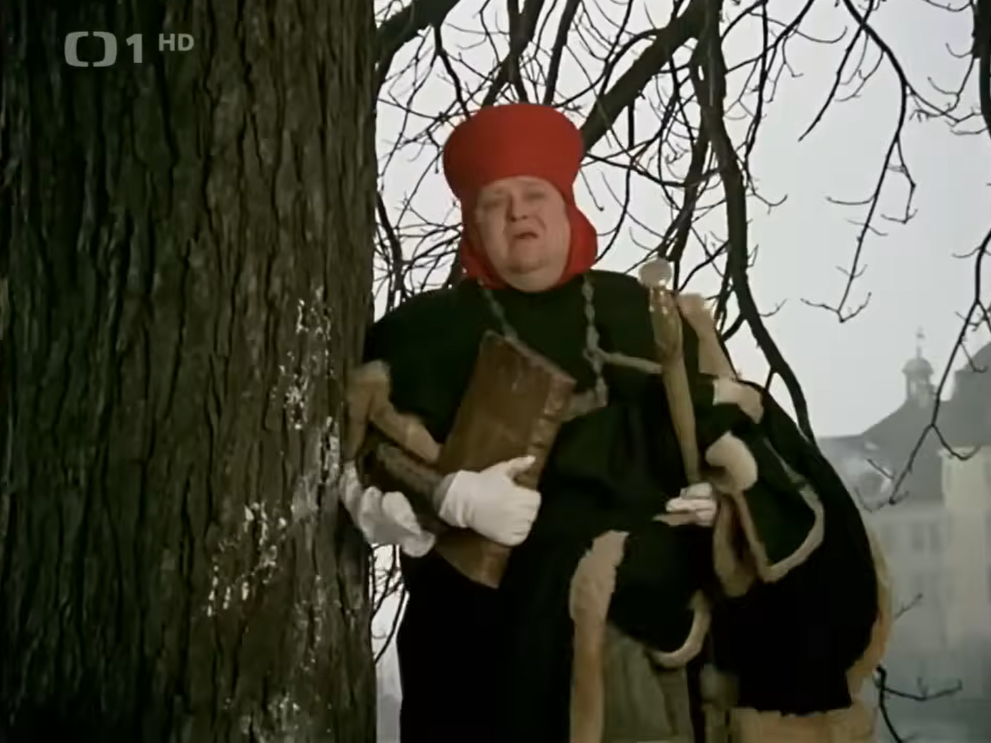 Vo filme Tri oriešky pre Popolušku si zahral Jan Libíček preceptora. 