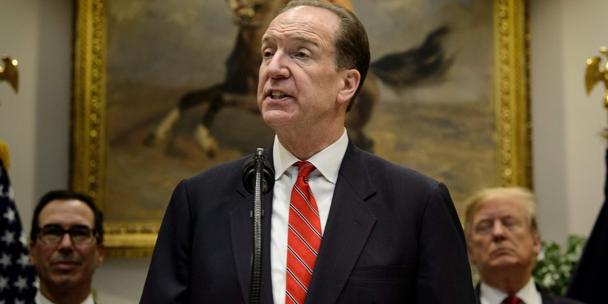 David Malpass, do tej pory podsekretarz ds. międzynarodowych w ministerstwie skarbu USA, został nowym szefem Banku Światowego