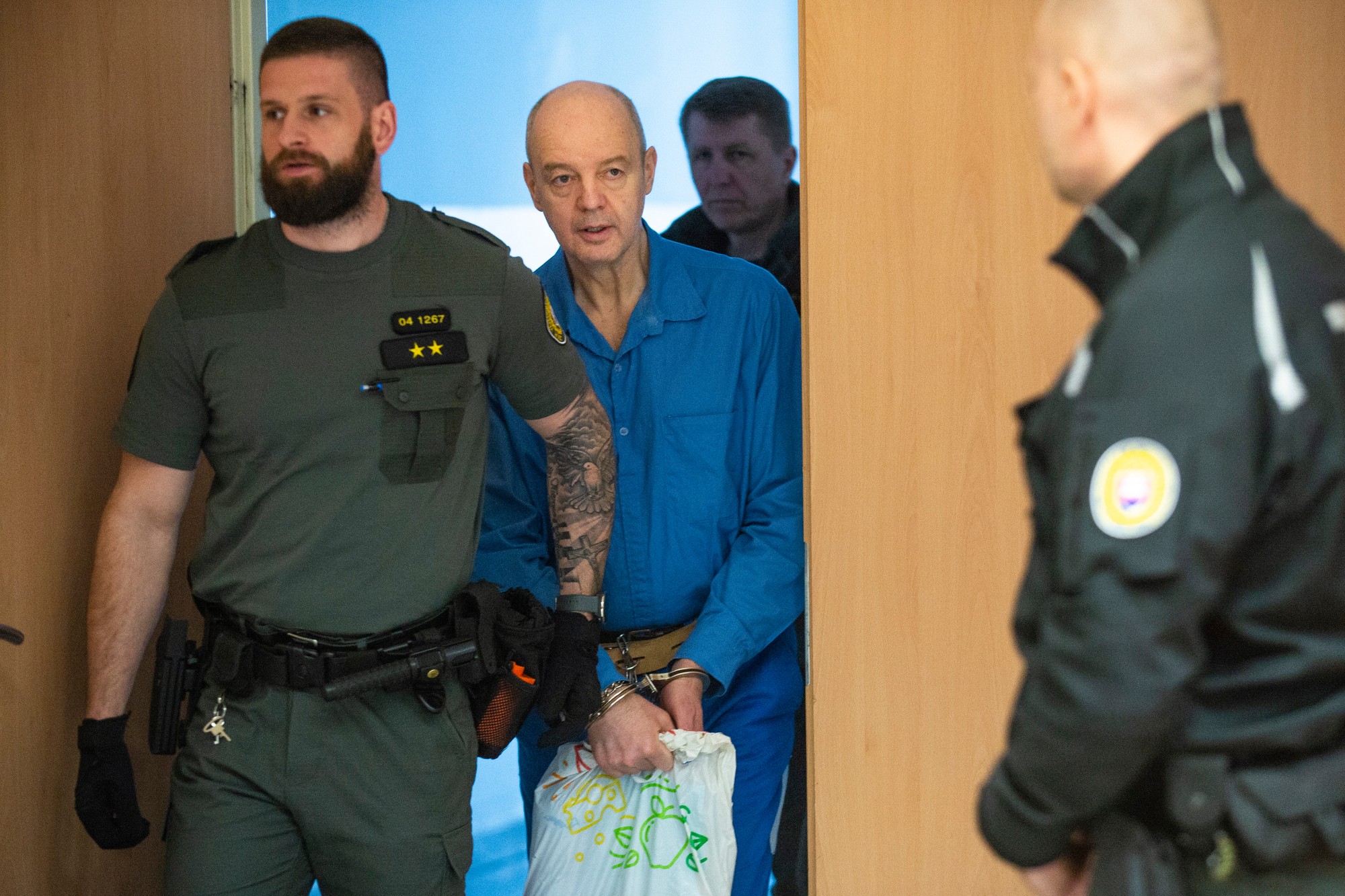 Pavol Rusko počas príchodu na pojednávanie v kauze objednávky vraždy Sylvie Klaus-Volzovej.