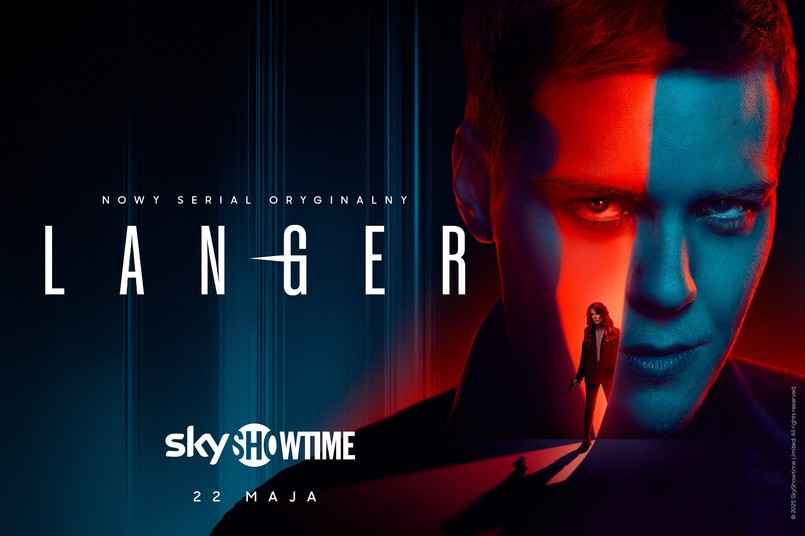 Plakat serialu "Langer"