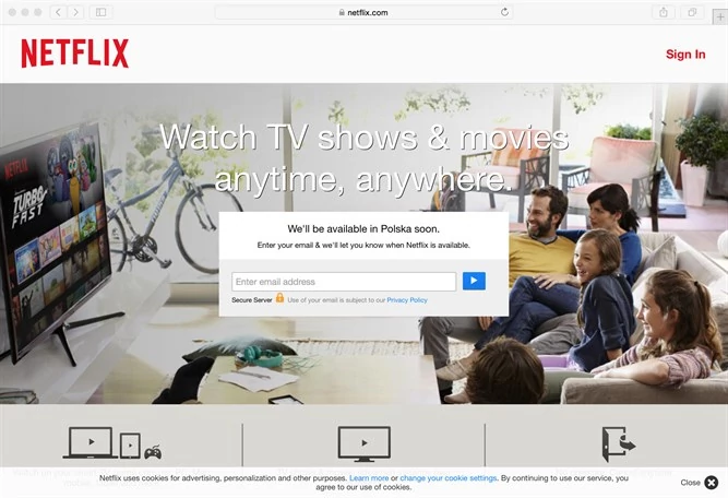 Netflix wkrótce w Polsce? Raczej nie w tym roku
