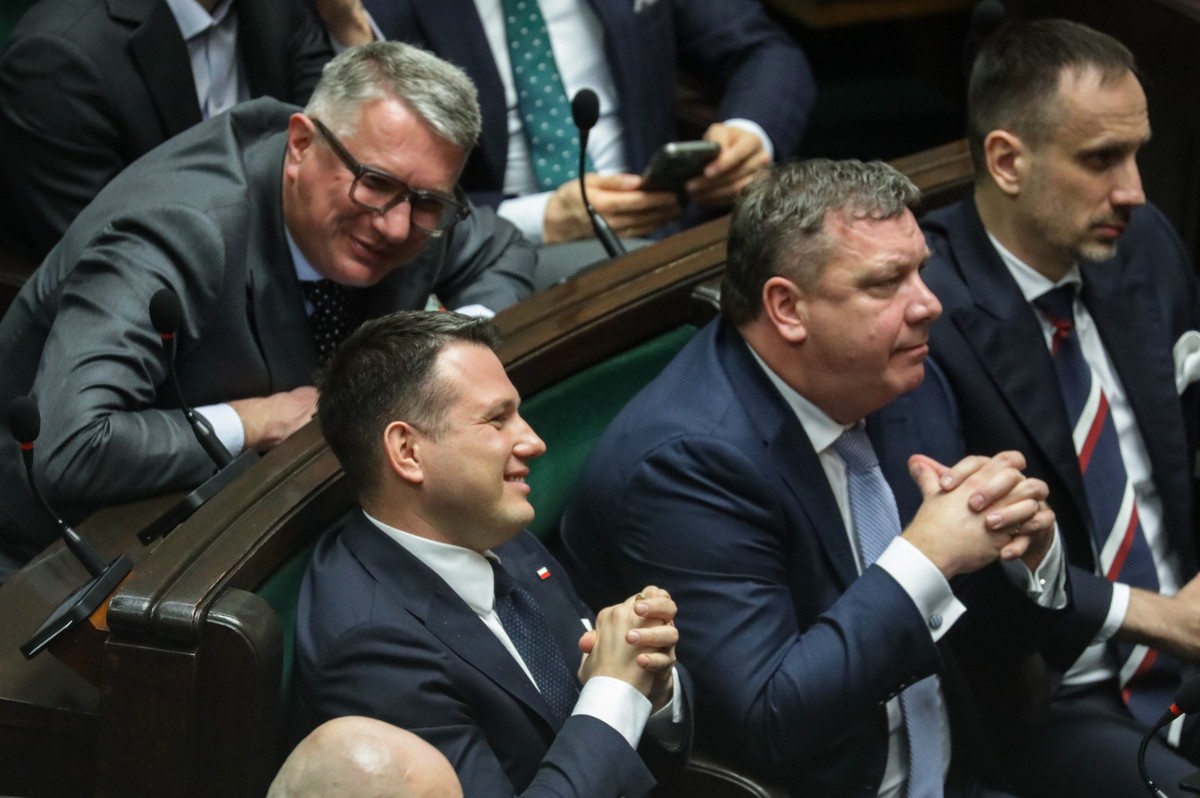 Sławomir Mentzen Janusz Kowalski Michał Wójcik Przemysław Wipler