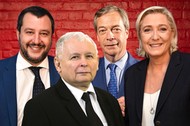 Populiści: Salvini Farage Le Pen Kaczyński