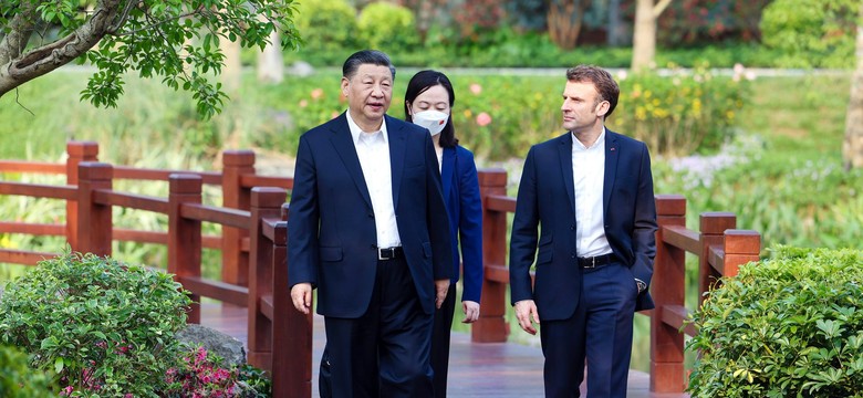 Rozmowa trwała 1,5 godziny. Macron opowiedział o swojej wizycie w Chinach