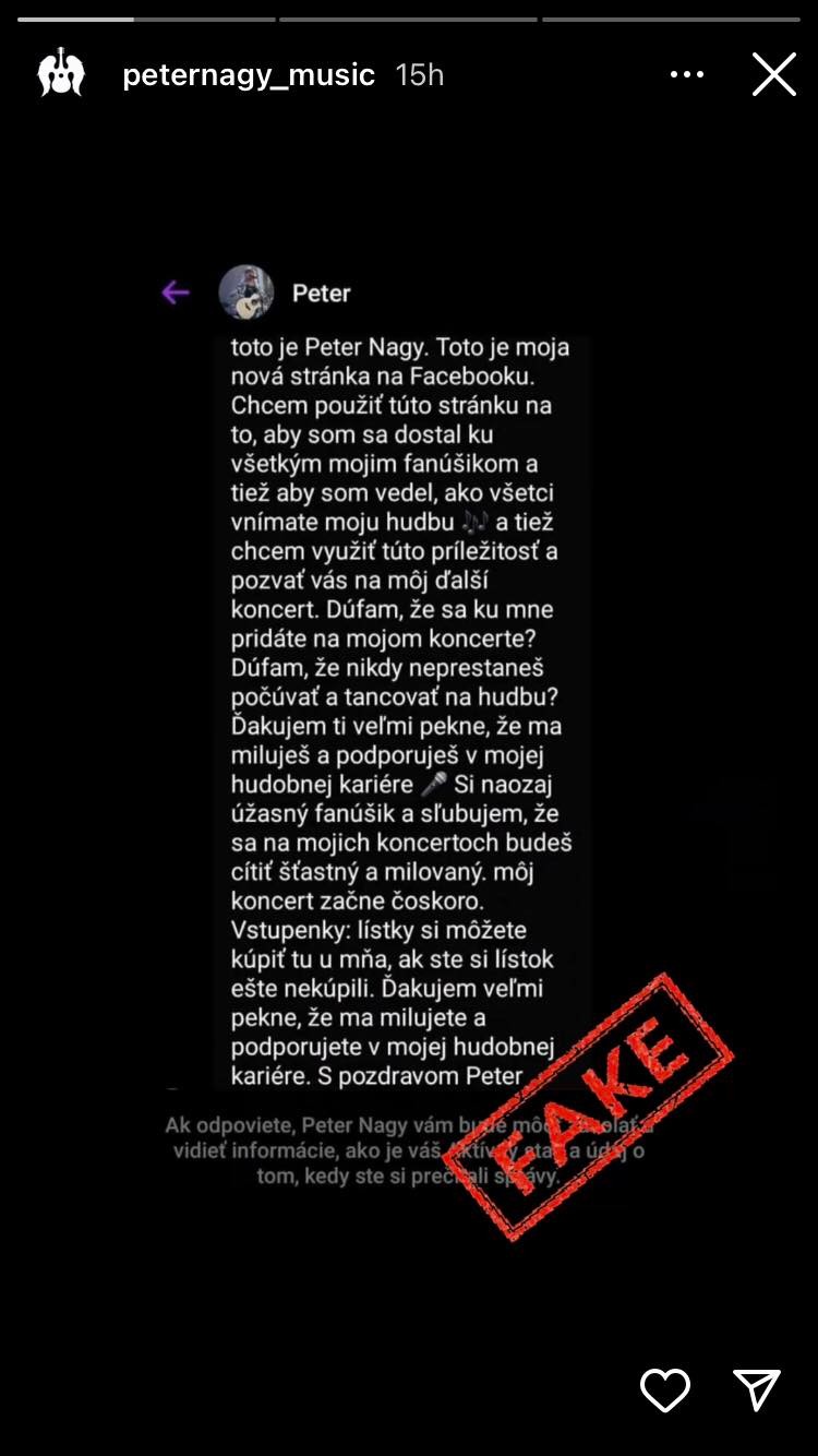 Nagy varuje pred ďalším podvodom.