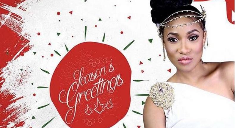 Tonto Dikeh's Christmas Card 