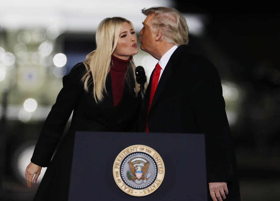 Ivanka i Donald Tramp