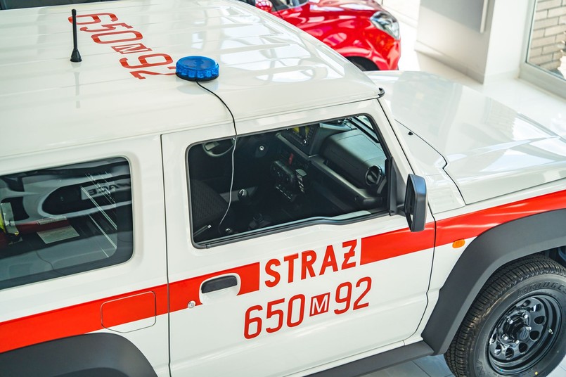 Suzuki Jimny N1 jako samochód straży pożarnej