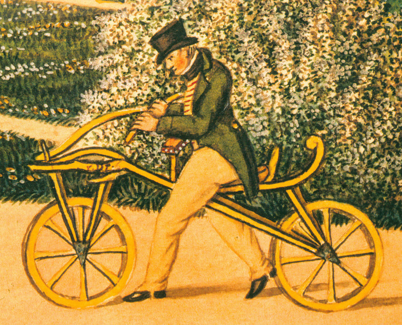 Karl von Drais i jego Laufmaschine 