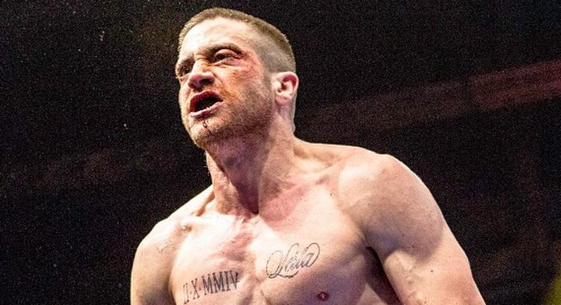 American actor Jake Gyllenhaal in Southpaw movie.