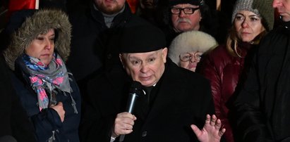 Nie wpuścili Kaczyńskiego do Wąsika. Odjechał z kwitkiem, ale wrócił. A kiedy przemówił, nie krył złości