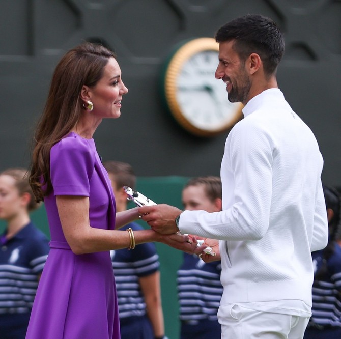 Kejt Midlton i Novak Đoković