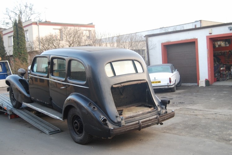 Cadillac kupiony dla Marszałka Józefa Piłsudskiego - stan obecny