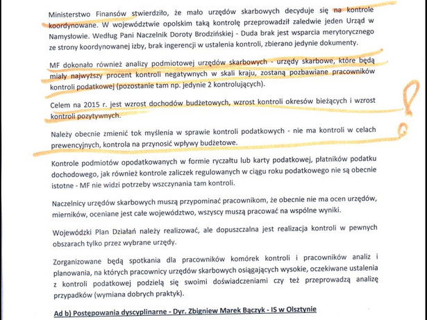 Ministerstwo motywuje skarbówki. "Kontrola ma przynosić wpływy budżetowe"