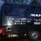 FILE PHOTO: The Borussia Dortmund team bus is seen after an explosion near their hotel before the game