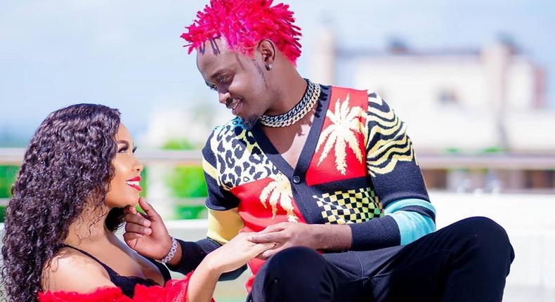 Bahati's new song Wanani gets deleted from YouTube. Bahati with Phoina in Wanani Video. 