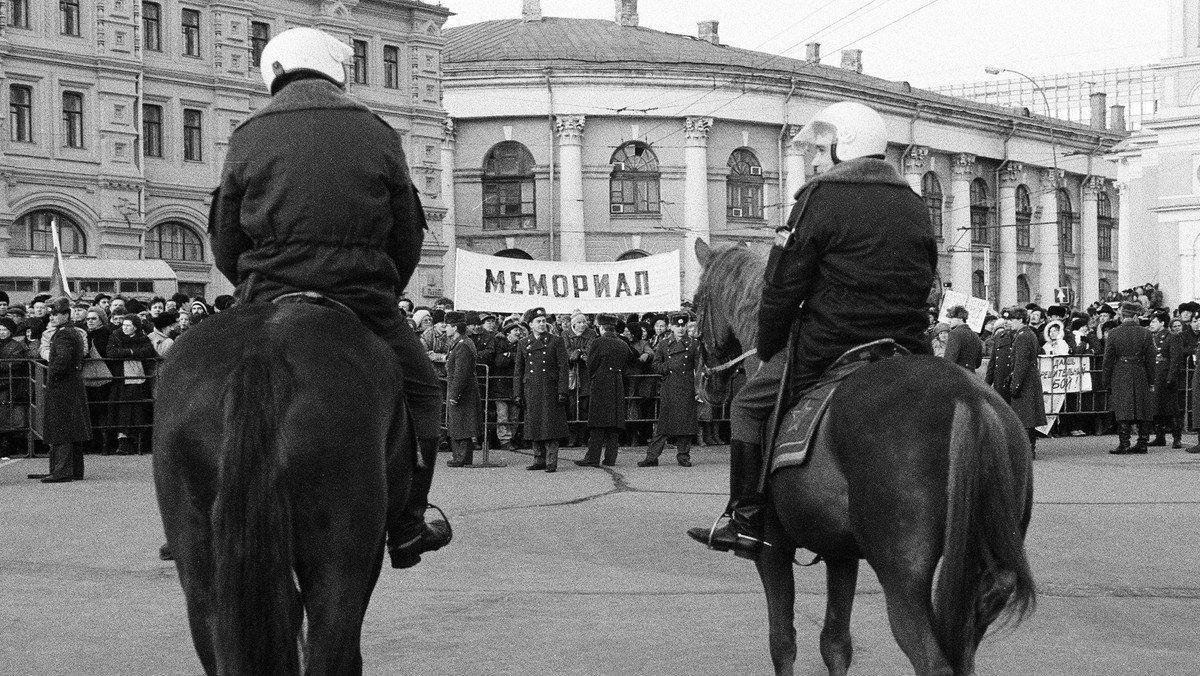 Demonstracja Memoriału, Moskwa 1993 r.