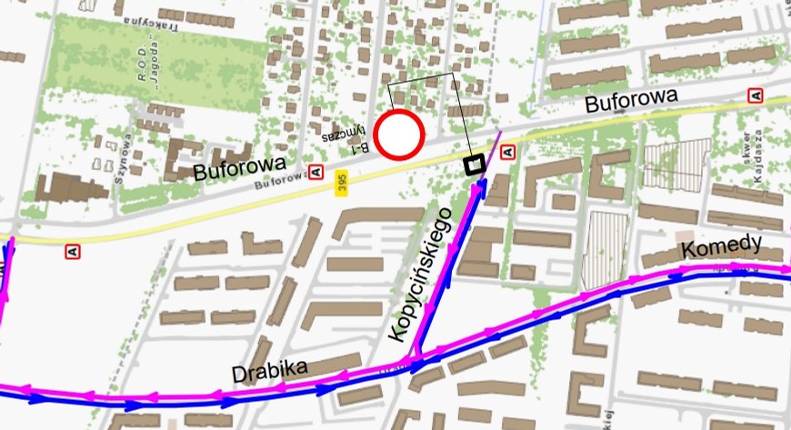 Zmiana organizacji ruchu na Jagodnie