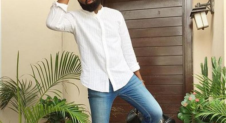 Noble Igwe rocks casual outfit 