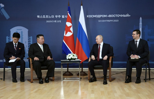 Kim Dzong Un i Władimir Putin