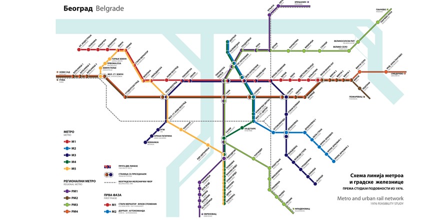 Plan metroa još davne 1976. godine