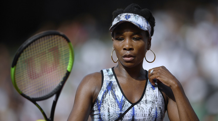 Venus Williams súlyos hibát vétett/Fotó: AFP