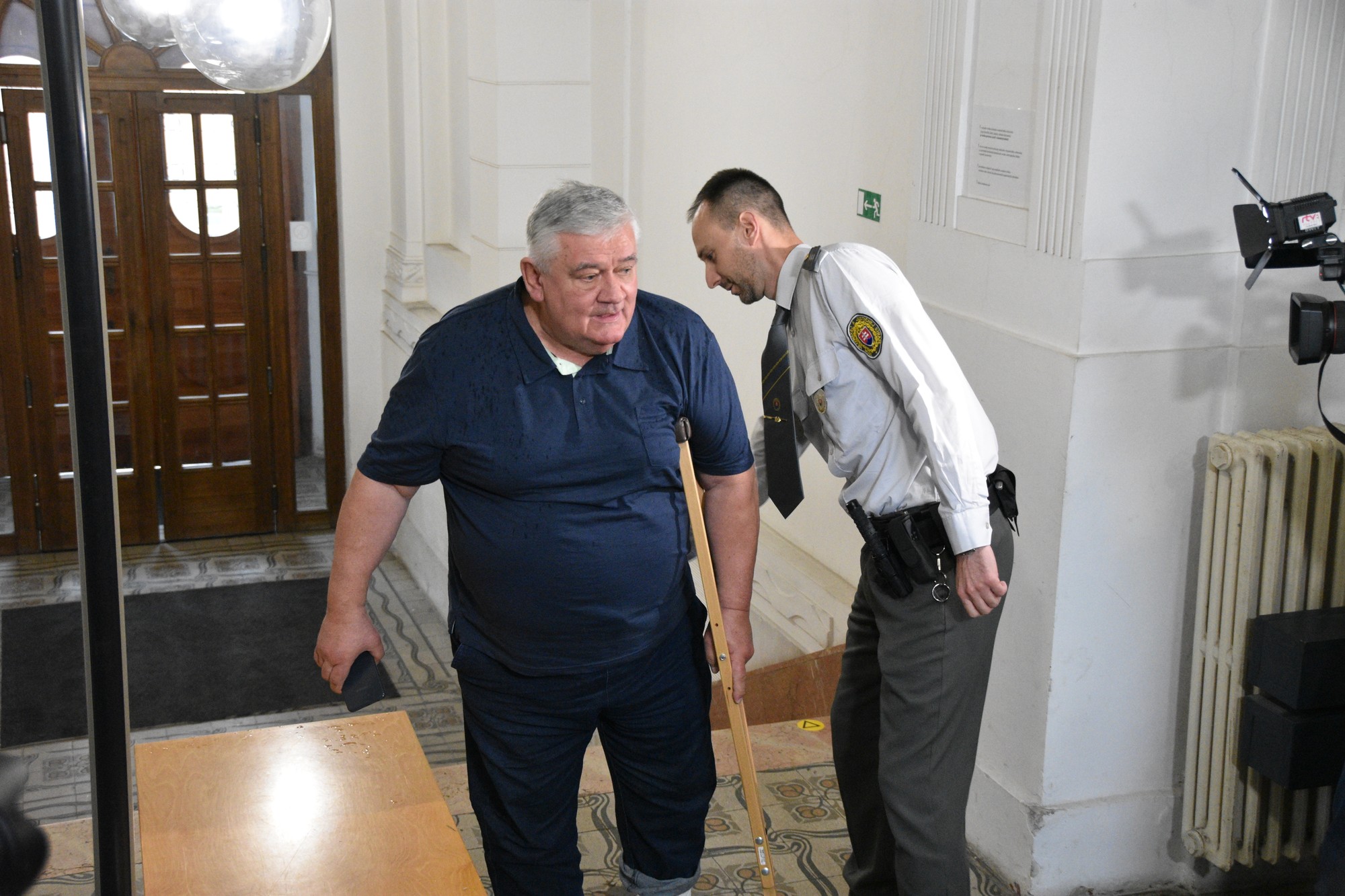 Ján Slota na súde.