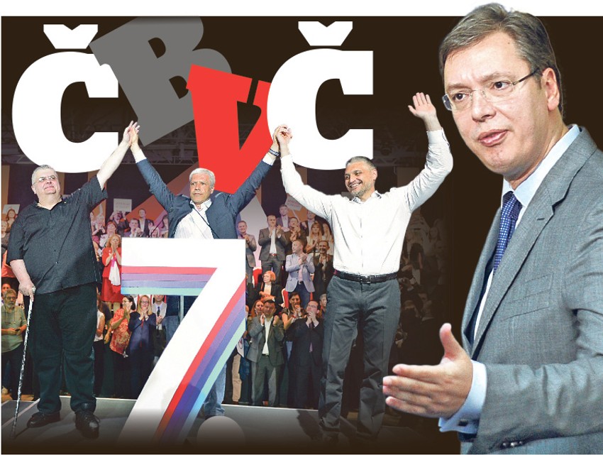 Pukotine u predizbornoj koaliciji: Nenad Čanak, Boris Tadić i Ćedomir Jovanović u dilemi