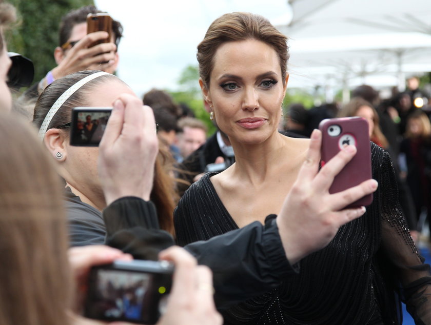 Angelina Jolie na przyjęciu