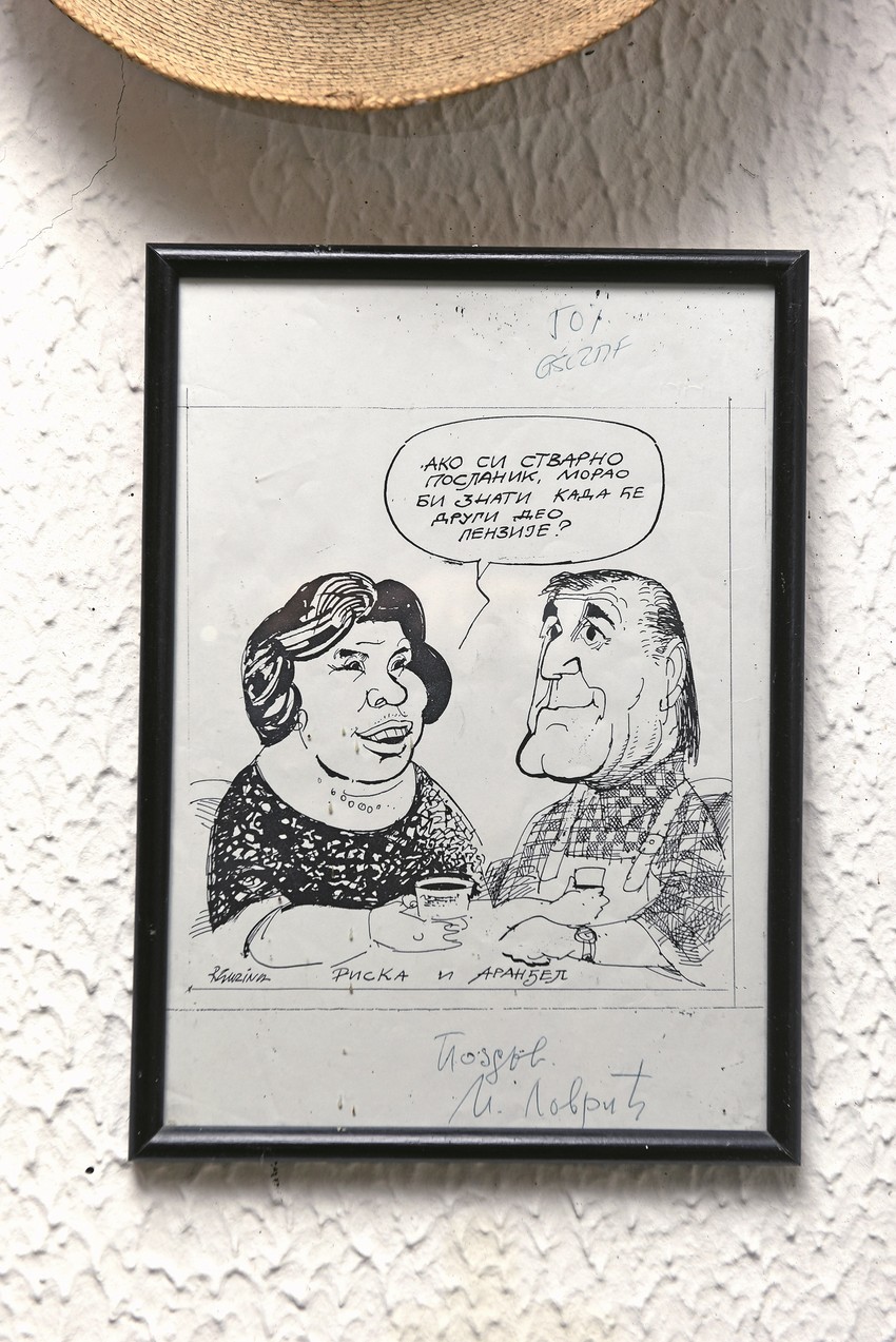 U poseti vikendici Bate Živojinovića