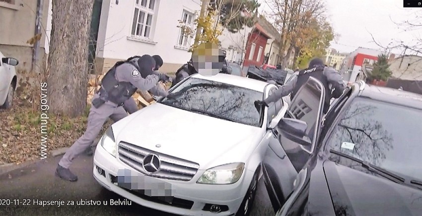 Hapšenje optuženih za njegovo ubistvo