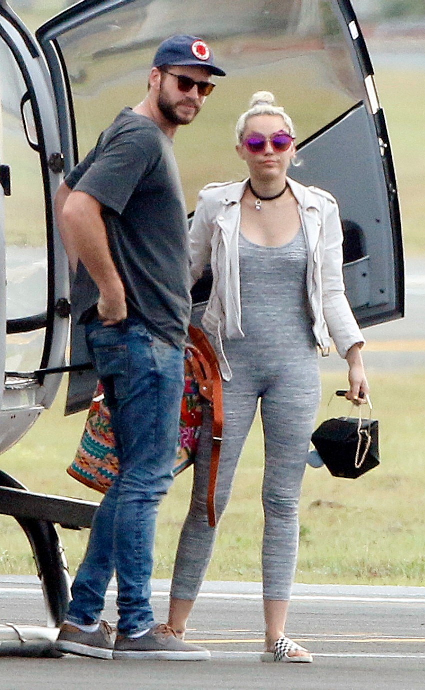 Majli Sajrus i Lijam Hemsvort