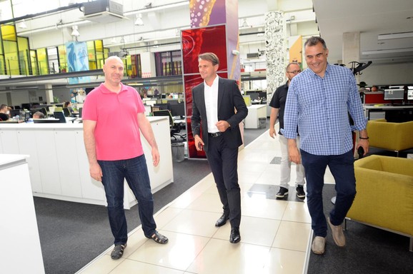 Ostoja Mijailović u redakciji 