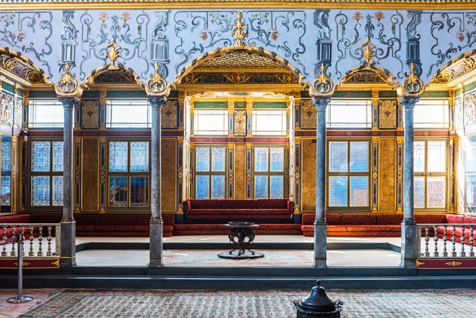 Unutrašnjost Topkapi palate