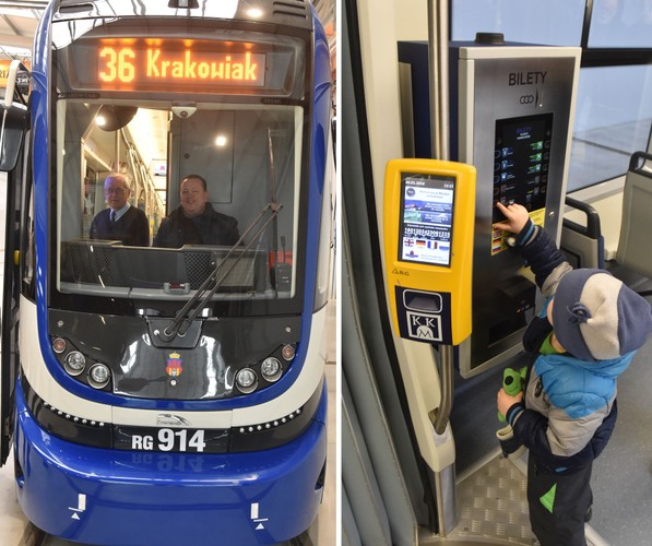 W ramach unijnego projektu Kraków zakupił trzydzieści sześć takich składów. Ostatni dotarł do Krakowa w grudniu.<br><br> Fot. (mr) PAP/Jacek Bednarczyk