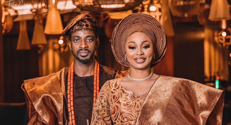 9ice and Sunkami got married in Dec 2019 [Instagram/LavishByMichelleEvents]