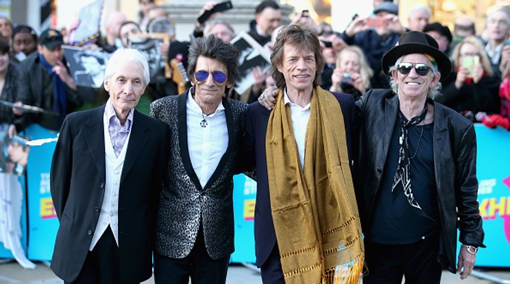 Legendák: Charlie Watts, Ronnie Wood, Mick Jagger és Keith Richards / Fotó: Europress-Getty Images