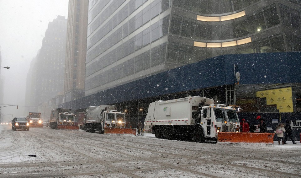 USA NEW YORK WINTER STORM (Winter Storm in New York)