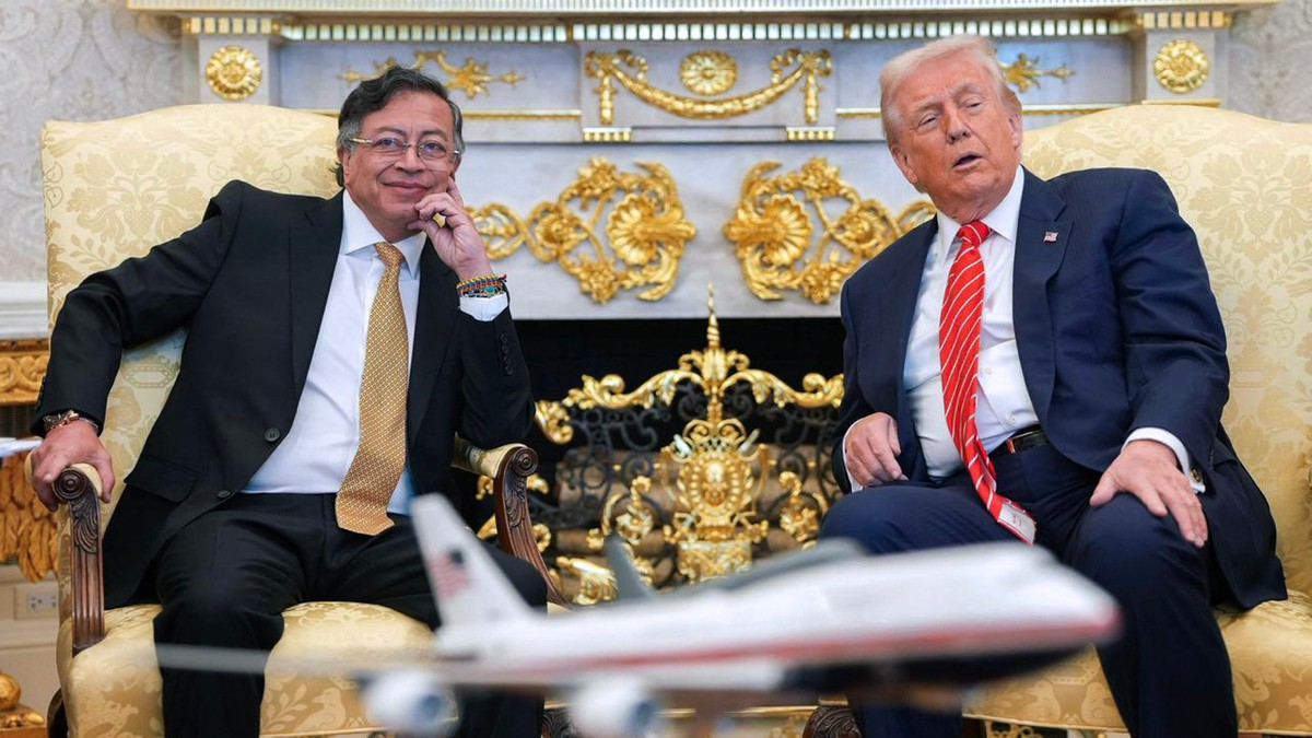 Donald Tramp i  Gustavo Petro